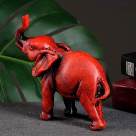 Figure "Elephant" red, 13x5x14cm-2