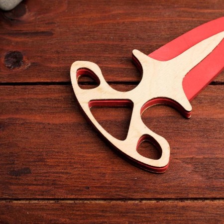 Souvenir weapon "Pumple knife", colored, 13x9 cm-1