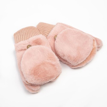 Mitina/mittens women's minku, rr 22 cm, col. dusty pink-3