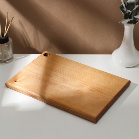 Groot board with ADELICA hole, 30 × 20 × 2 cm, covered with oil, whole birch-3