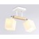 Suspended Ambrella Light, Traditional, TR9511, 2HE27, white color, chrome