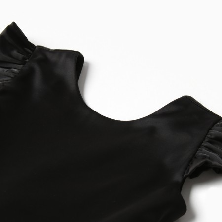 Dress Children's Minaku: Partydress, black color, height 110 cm-7
