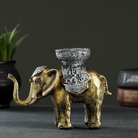 Climb "Elephant", gold 13x19 cm, for a candle d = 4 cm-4