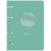 A notebook on the rings A5, 100 sheets in the cell "Colourmania. Design 21", covered cardboard, lamination Soft Touch, foil embossing, block 70 g/m2
