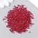 Beads "Astra" 11/0, 20 g (2225 red/transparent with a color center, glossy)