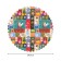 The tablecloth on the table “Met the New Year”, round, Saten, d = 150 cm