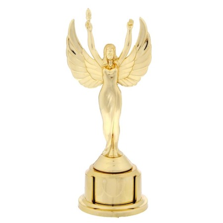 The reward figure "Nika", a stand plastic gold, 18 x 8 x 6.5 cm.-1
