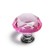 Cappio “diamond” pen pen, pink, glass, d = 30 mm, 8 pcs.