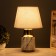 Carla desktop lamp 1x40W E14 white/gold 22x22x36cm