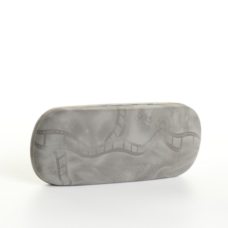Case case on a cracker, gray color