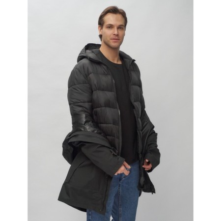 Male jacket-park, size 48, black color-10