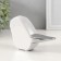 Souvenir Ceramics "Bird" White with silver 15.5x3.3x9 cm