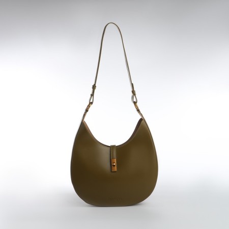 Female bag Textura, cosmetic bag, average size, khaki color