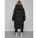 Coat insulated winter female, size 42, black color