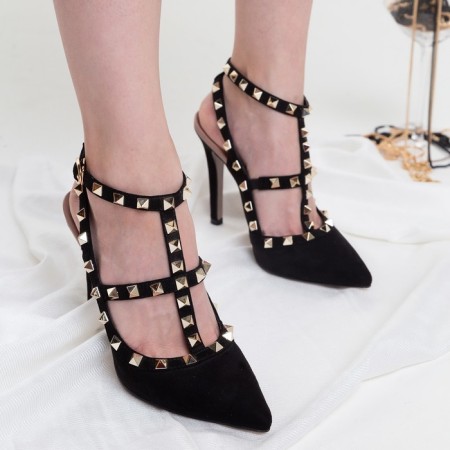 Women's shoes, black color, size 36