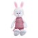 Soft toy "Bunny marshmallows in a dress", 25 cm