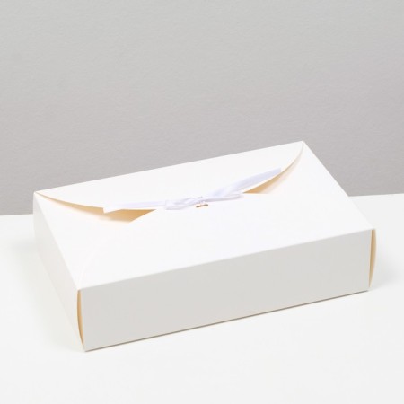 White folding box, 28 x 17 x 7 cm