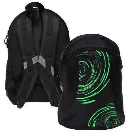 Youth backpack, 44 x 30 x 17 cm, ergonomic back, Calligrata Corsos "Circles"-6
