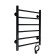 The electric heated towel "Sanprise" Aurora P6, 400x600 mm, right, black