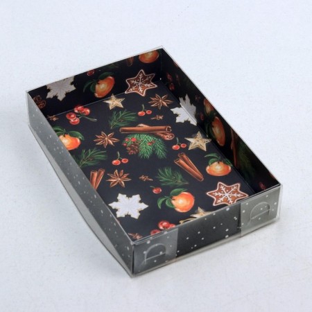 Box for confectionery "New Year", 17 x 12 x 3 cm, New Year-3