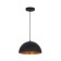 UGA 1x60W E27 Suster Chandelier, black, gold 30x30 cm