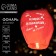 The flashlight of the desires "Enjoy the moment" a dome, red