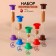 Set of sand clock for 3, 5, 10, 15, 20 minutes
