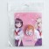 Wooden icon "Schoolgirls", anime, 2.6 x 3.3 cm