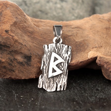 Scandinavian amulet "Runa Berkan", 3.5 g, 31x15 mm, KNOU 9x5 mm