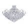 Freya Fr2302CL-09S Chabrol, 755x755x551 mm, E14, 9x40W, silver color