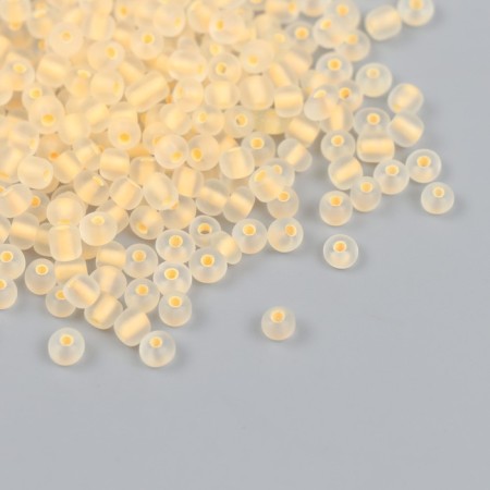 Glass beads 6/0 "peach" shines UV 450 gr.