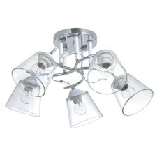 Aisha chandelier 5he27 40W chrome 58x58x27 cm Bayerlux