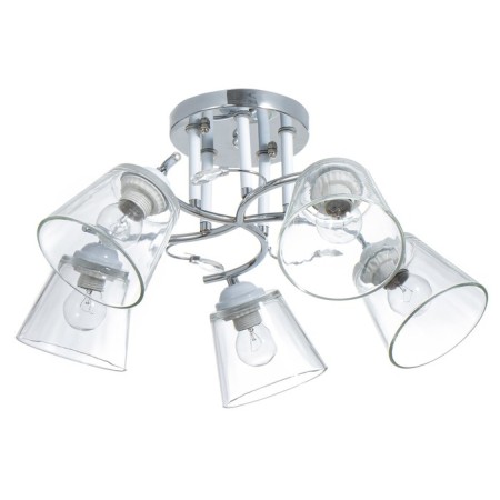 Aisha chandelier 5he27 40W chrome 58x58x27 cm Bayerlux