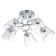 Aisha chandelier 5he27 40W chrome 58x58x27 cm Bayerlux
