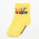 Socks for the boy "Blue Tractor", 14-16 cm, yellow color