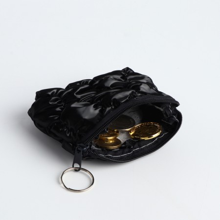 Women's wallet with lightning, black color-3