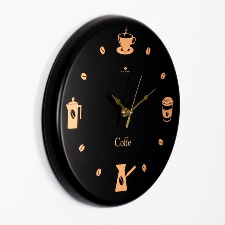 Watch wall, interior "Coffee time", D-27 cm, silent-1