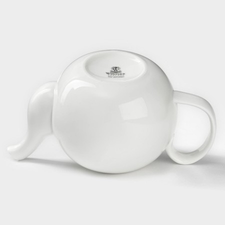 Teapot porcelain harbor Wilmax Olivia "Classics", 1.1 l, color white-5