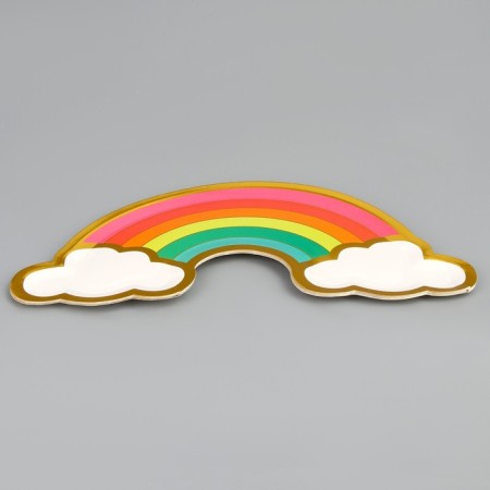 Set of disposable plates "Rainbow" 6 pieces-2