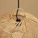Ceiling Lamp from Rotan "VAY" 1x120W, E27, 40x40x20 cm