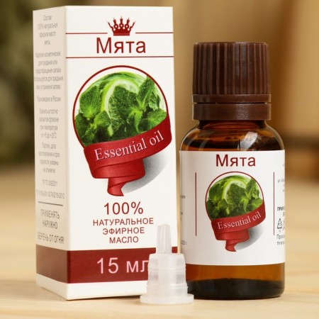 Essential oil "Mint", a bottle-boiler, abstract, 15 ml