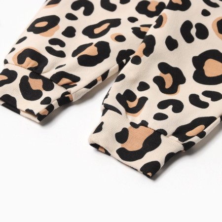 Costume (sweatshirt and trousers) crumb I "leopard", p.74-80 cm-9