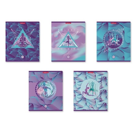 Notebook 96 LK ERICHKRAUSE Meditation, matte lamination, mix