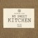Ethel Ethel mittens, col. Olive, 20x28 cm, 70% HL, 30% linen, Vatin 250 g/m2