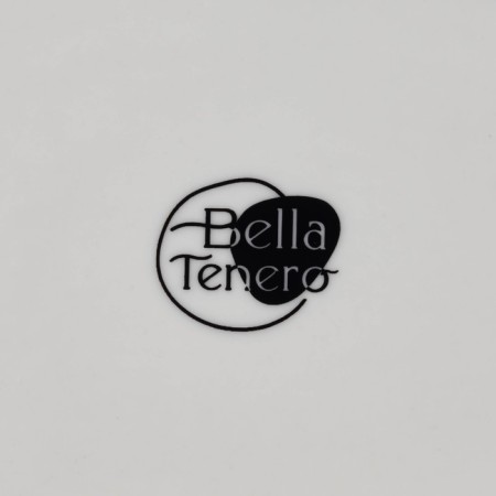 Porcelain oil on the bamboo stand Bellatenero, 320 ml, white color-3
