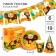 A set of paper utensils "Happy Birthday", for 6 people, Cheburashka
