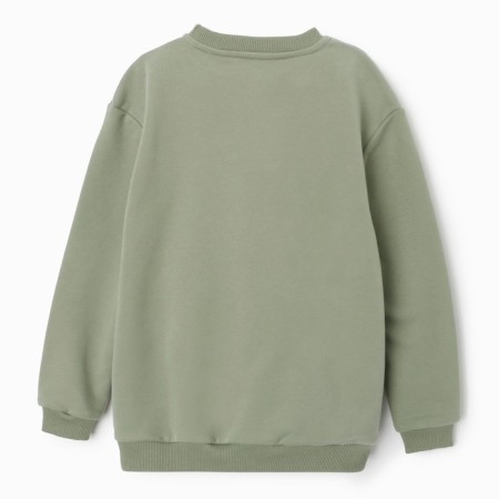 Sweatshirt for a boy, khaki color, height 128 cm-5