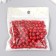 Beads for creativity tree "Bright red" D-0.8 cm, set of 20 g
