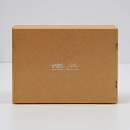 Box for eclairs, confectionery packaging, 2 inserts, “Made with love”, 15 x 10 x 5 cm-2