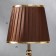 HELP lamp 16141/1 E27 40W white-gold 25x25x44 cm Risalux